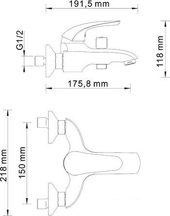 Смеситель Wasserkraft Rossel 2801 - фото