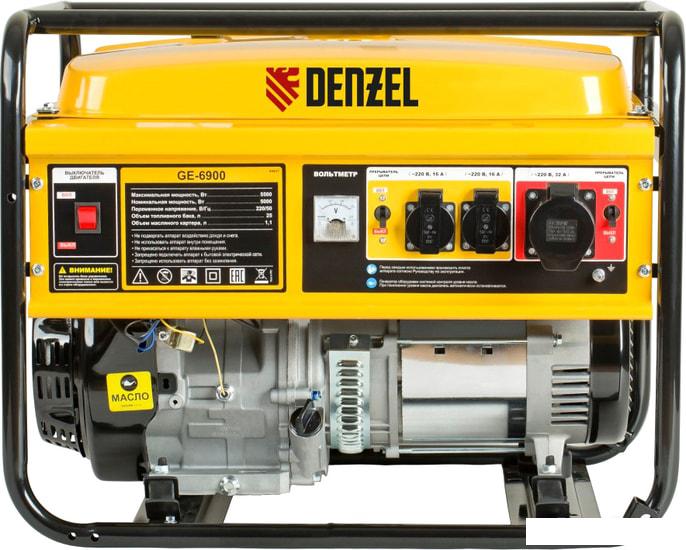 Бензиновый генератор Denzel GE 6900 - фото