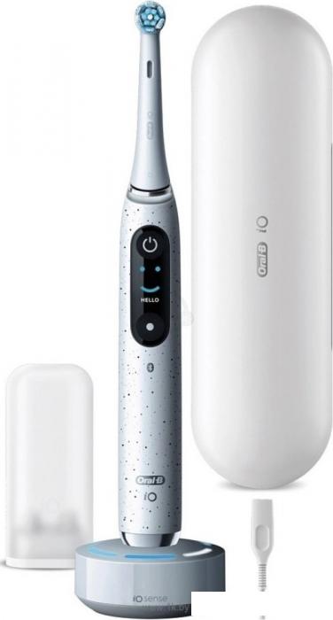 Электрическая зубная щетка Oral-B iO 10 Series 10 (белый) - фото