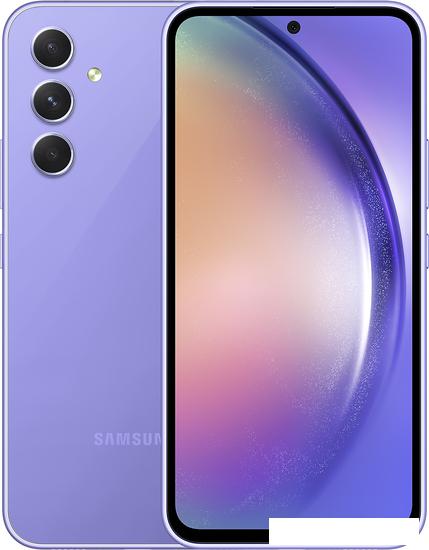 Смартфон Samsung Galaxy A54 5G SM-A546E/DS 8GB/256GB (лавандовый) - фото