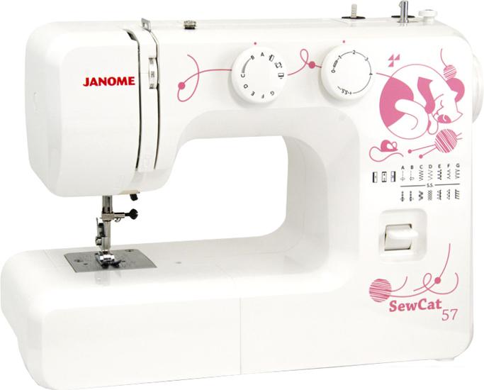 Электромеханическая швейная машина Janome SewCat 57 - фото