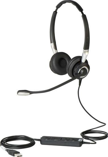 Наушники с микрофоном Jabra Biz 2400 II USB Mono CC [2496-829-309] - фото