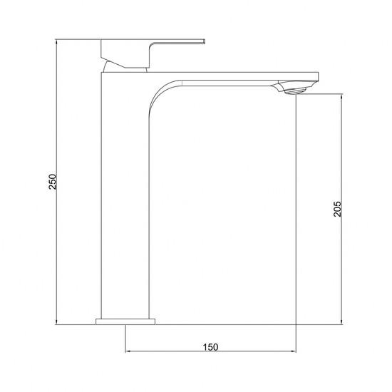 Смеситель Gross Aqua Edge 6125880C - фото