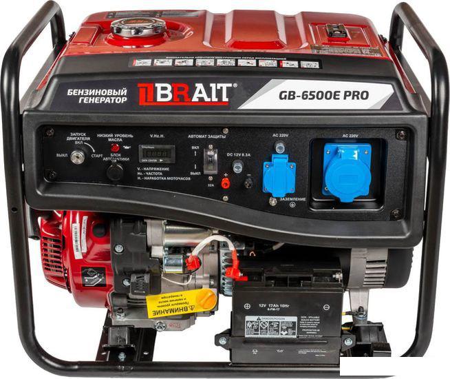Бензиновый генератор Brait GB-6500E Pro - фото
