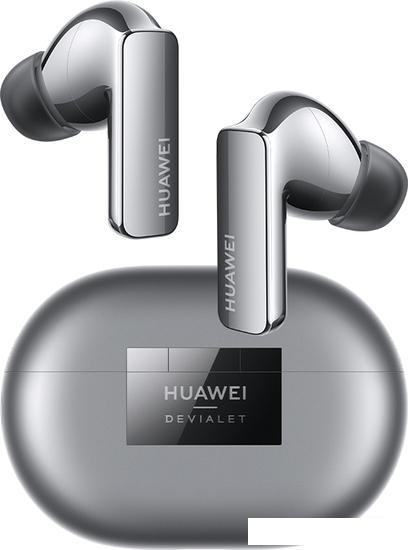 Наушники Huawei FreeBuds Pro 2 (мерцающий серебристый, китайская версия) - фото