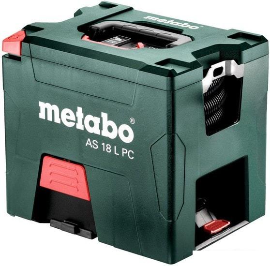 Пылесос Metabo AS 18 L PC (2 аккумулятора) - фото