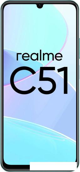 Смартфон Realme C51 RMX3830 6GB/256GB (мятно-зеленый) - фото