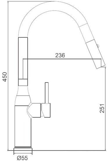 Смеситель Gappo G4398-46 - фото