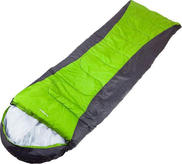 Спальный мешок Acamper Hygge 2x200г/м2 (зеленый/черный) - фото