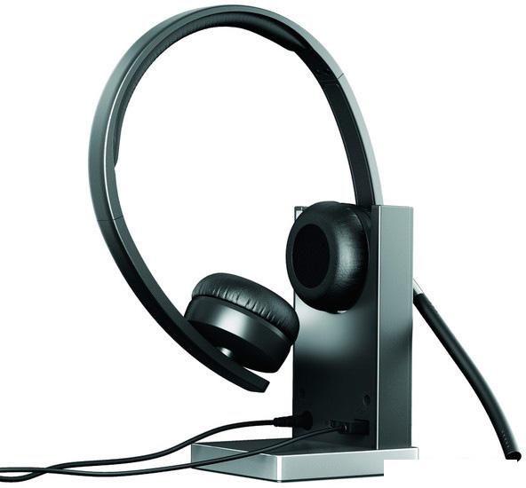 Наушники с микрофоном Logitech Wireless Headset Dual H820e - фото