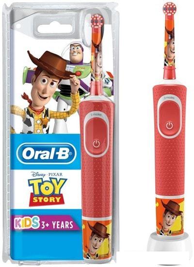 Электрическая зубная щетка Braun Oral-B Kids Toy Story D100.413.2K - фото