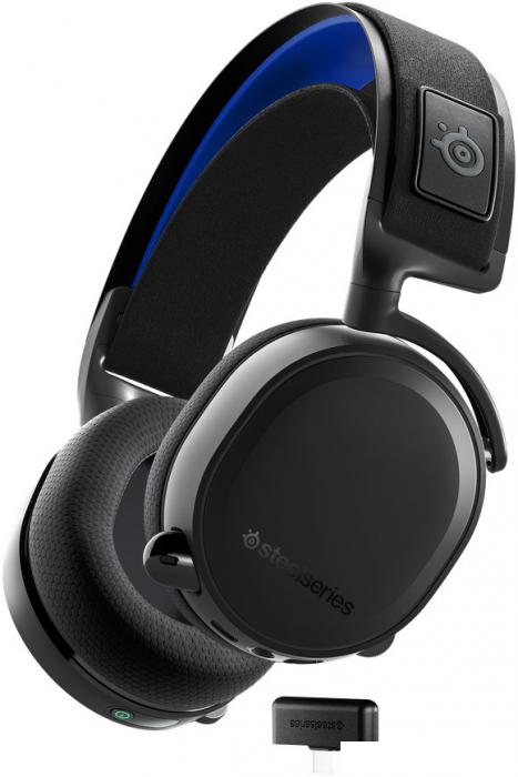 Наушники SteelSeries Arctis 7P+ Wireless (черный) - фото