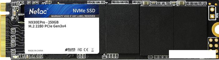 SSD Netac N930E PRO 256GB - фото