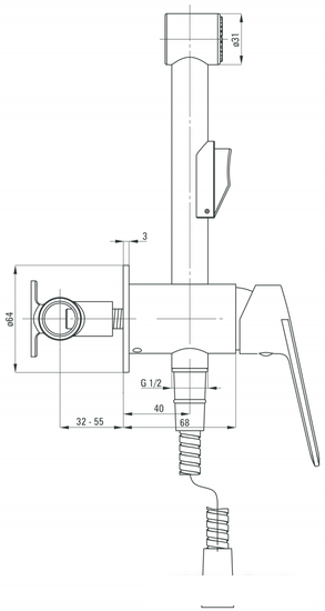 Смеситель Deante Jasmin BGJ 034M - фото