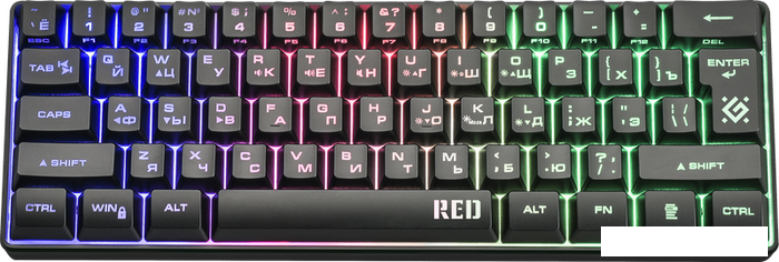 Клавиатура Defender Red GK-116 - фото