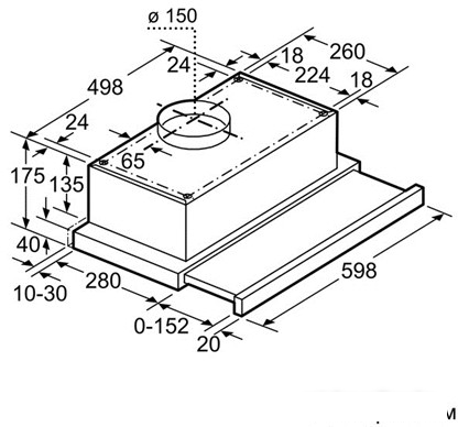 Кухонная вытяжка Bosch DHI642EQ - фото