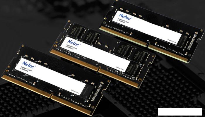 Оперативная память Netac Basic 16GB DDR4 SODIMM PC4-21300 NTBSD4N26SP-16 - фото