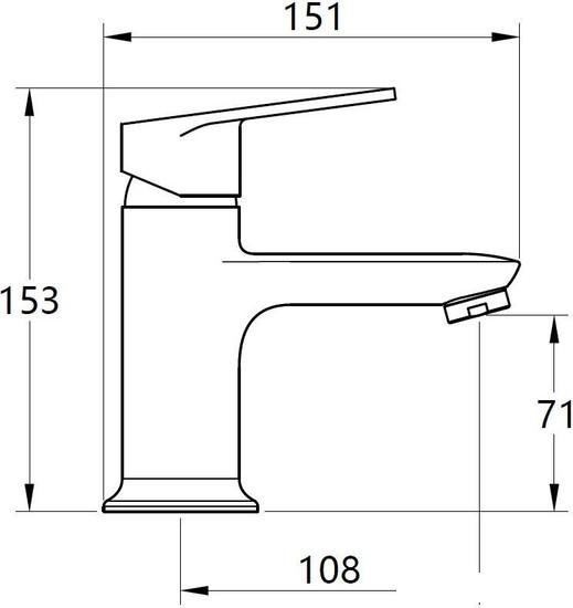 Смеситель Voda Drop DP26M - фото