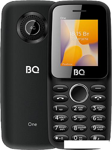 Кнопочный телефон BQ-Mobile BQ-1800L One (черный) - фото