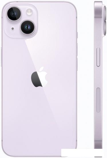 Смартфон Apple iPhone 14 256GB (фиолетовый) - фото