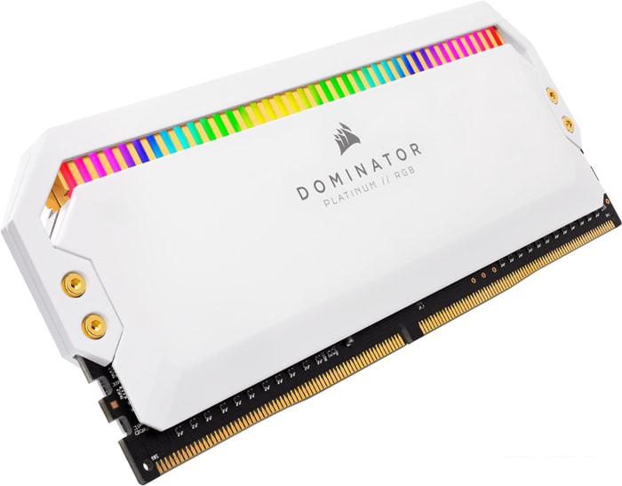 Оперативная память Corsair Dominator Platinum RGB 2x8ГБ DDR4 3600 МГц CMT16GX4M2C3600C18W - фото