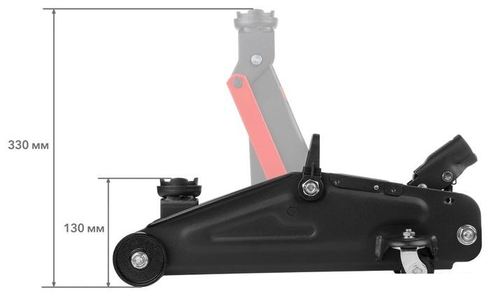 Подкатной домкрат Startul Auto ST8014-04 2т (кейс) - фото