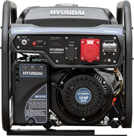 Бензиновый генератор Hyundai HHY9050FEB-3 - фото