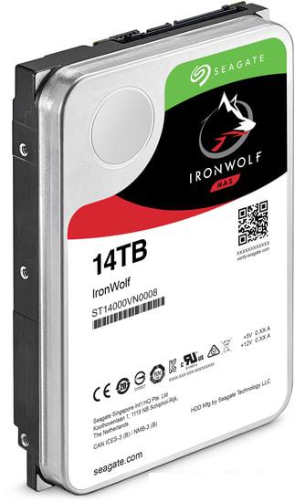 Жесткий диск Seagate IronWolf 14TB ST14000VN0008 - фото