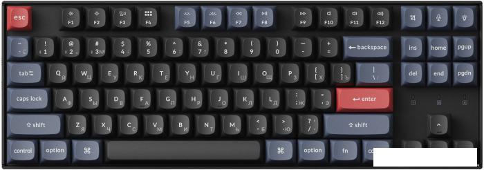 Клавиатура Keychron K8 Pro RGB K8P-H3-RU (Gateron G Pro Brown) - фото