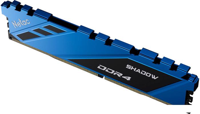 Оперативная память Netac Shadow 8ГБ DDR4 2666МГц NTSDD4P26SP-08B - фото