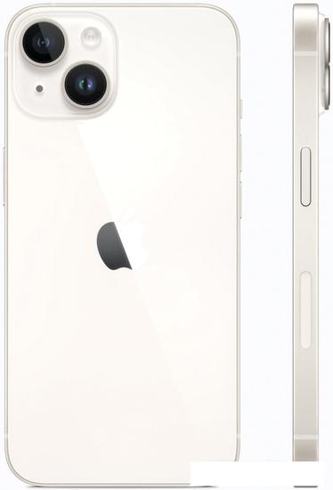 Смартфон Apple iPhone 14 256GB (звездный) - фото