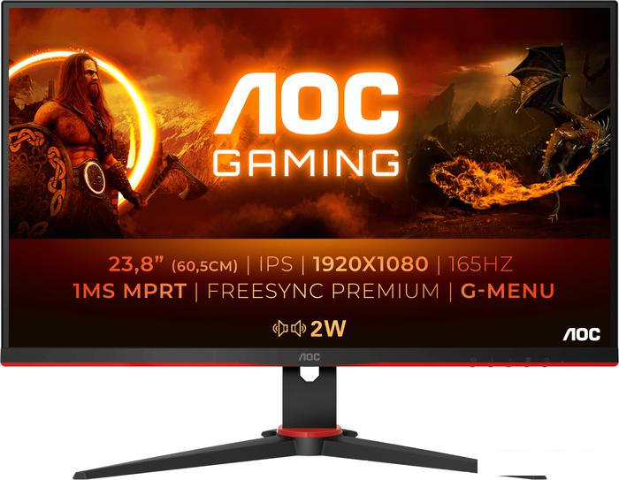 Игровой монитор AOC 24G2SPAE/BK - фото