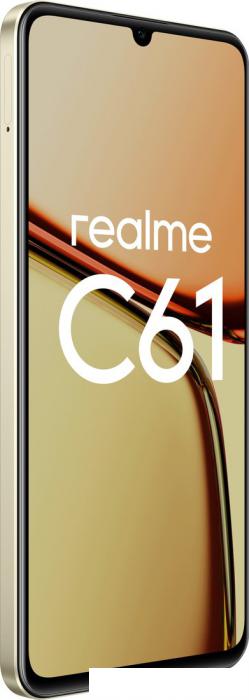 Смартфон Realme C61 6GB/128GB международная версия (золотистый) - фото