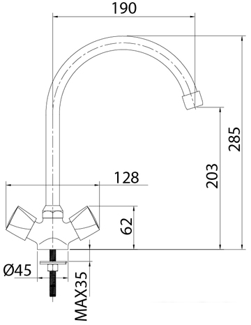 Смеситель Milardo Tring TRISB0JM05 - фото