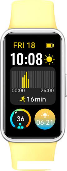 Фитнес-браслет Huawei Band 9 (лимонно-желтый, международная версия) - фото