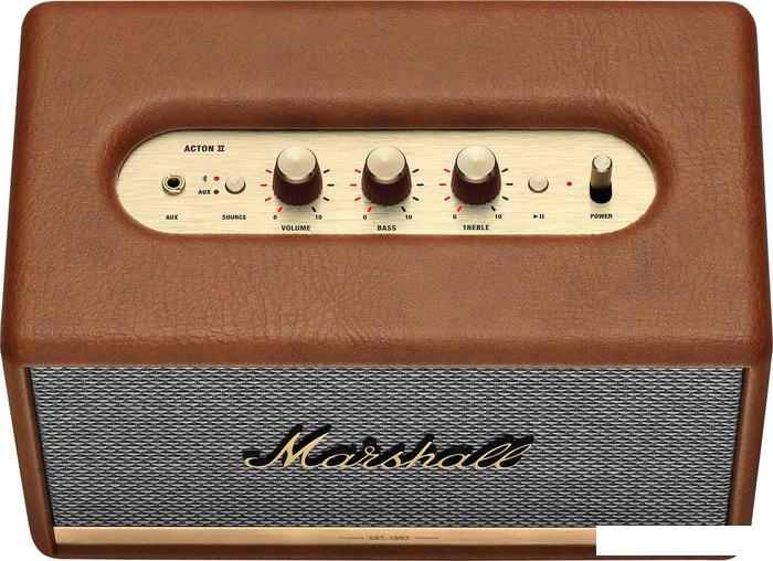 Беспроводная колонка Marshall Acton II Bluetooth (коричневый) - фото