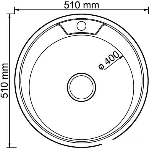 Кухонная мойка Mixline 528184 - фото