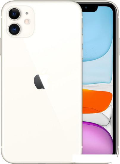 Смартфон Apple iPhone 11 128GB (белый) - фото