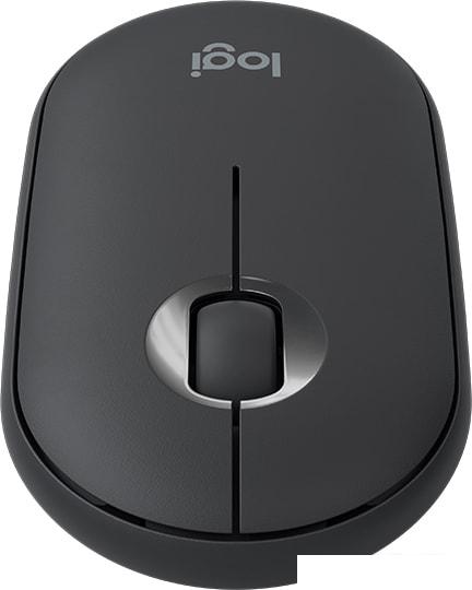 Мышь Logitech M350 Pebble (графит) - фото