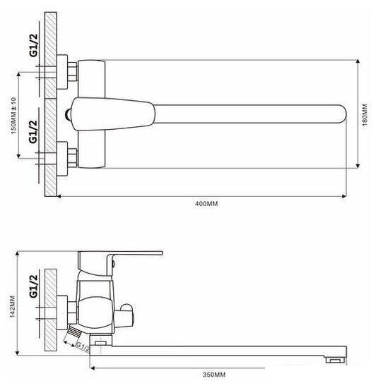 Смеситель Ekko E22302 - фото