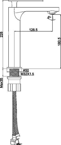 Смеситель Maxonor Pure Life PL1186-9 - фото