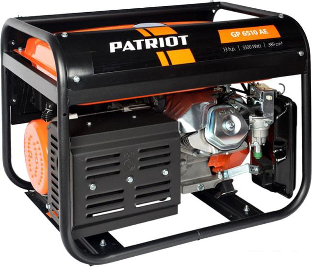 Бензиновый генератор Patriot GP 6510AE - фото