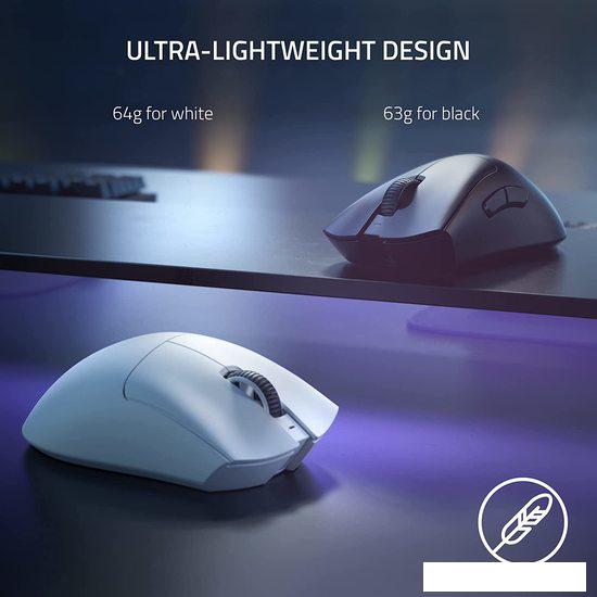 Игровая мышь Razer Deathadder V3 Pro Mercury White - фото