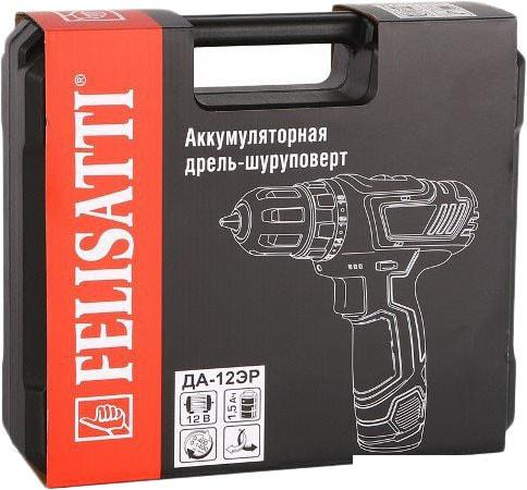 Дрель-шуруповерт Felisatti ДА-12ЭР-02 595.5.2.00 (с 2-мя АКБ) - фото