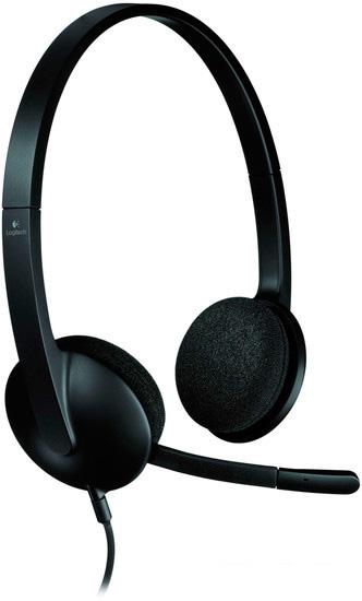 Наушники с микрофоном Logitech USB Headset H340 - фото