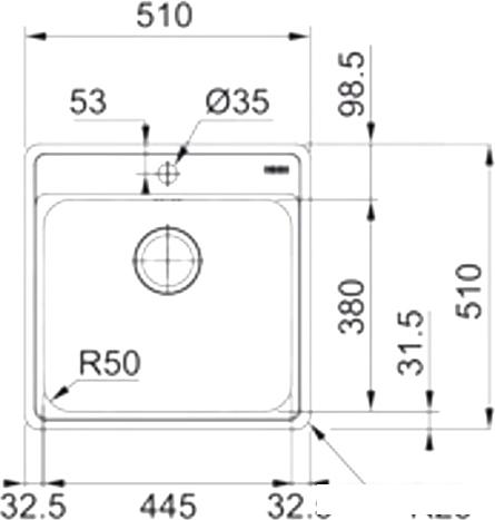 Кухонная мойка Franke BCX 210-51 TL - фото