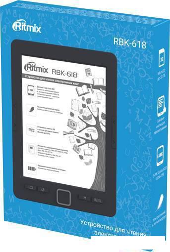 Электронная книга Ritmix RBK-618 - фото