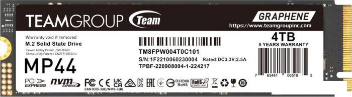 SSD Team MP44 4TB TM8FPW004T0C101 - фото