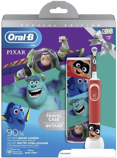 Электрическая зубная щетка Braun Oral-B Kids Pixar D100.413.2KX - фото