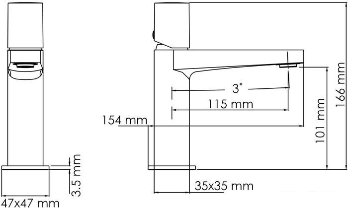 Смеситель Wasserkraft Naab 8603 - фото